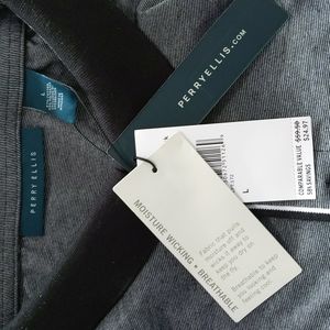 Perry Ellis large grey golf shirt
